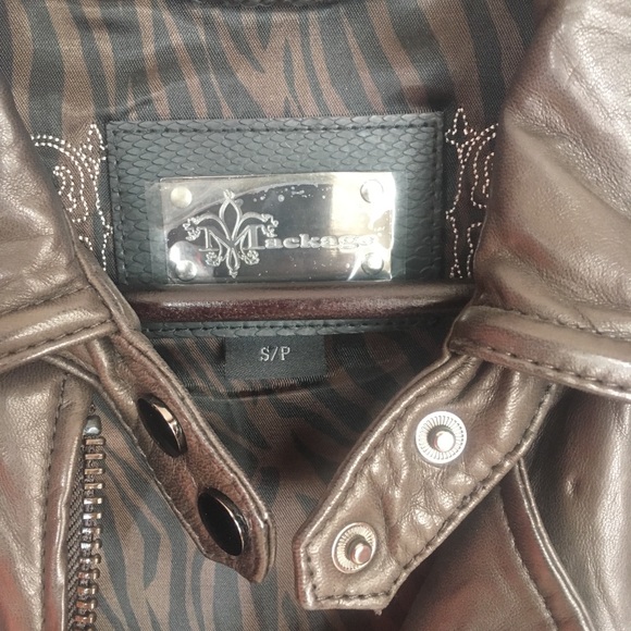 Mackage Leather Jacket - Picture 3 of 6